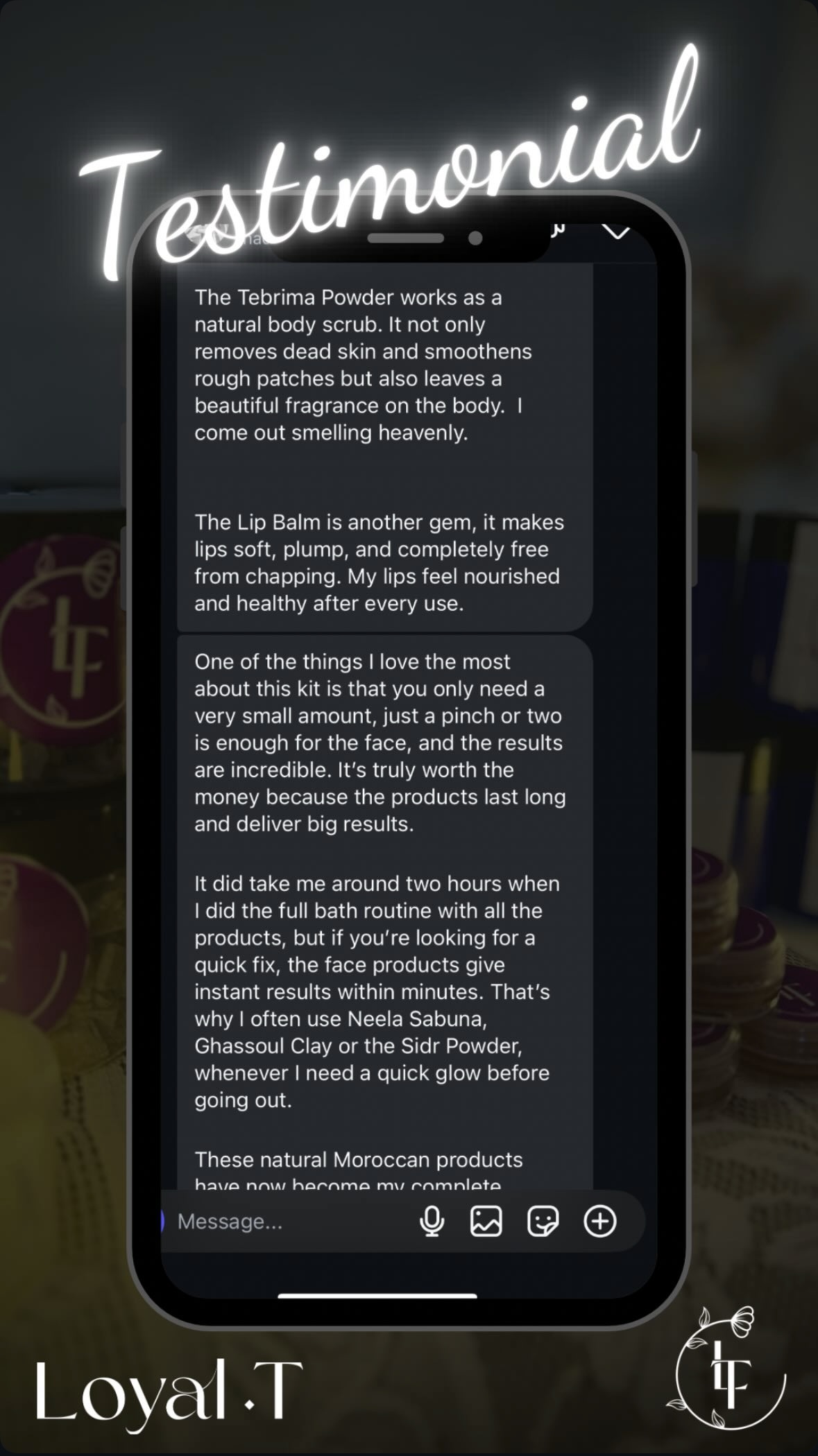 Customer Testimonial