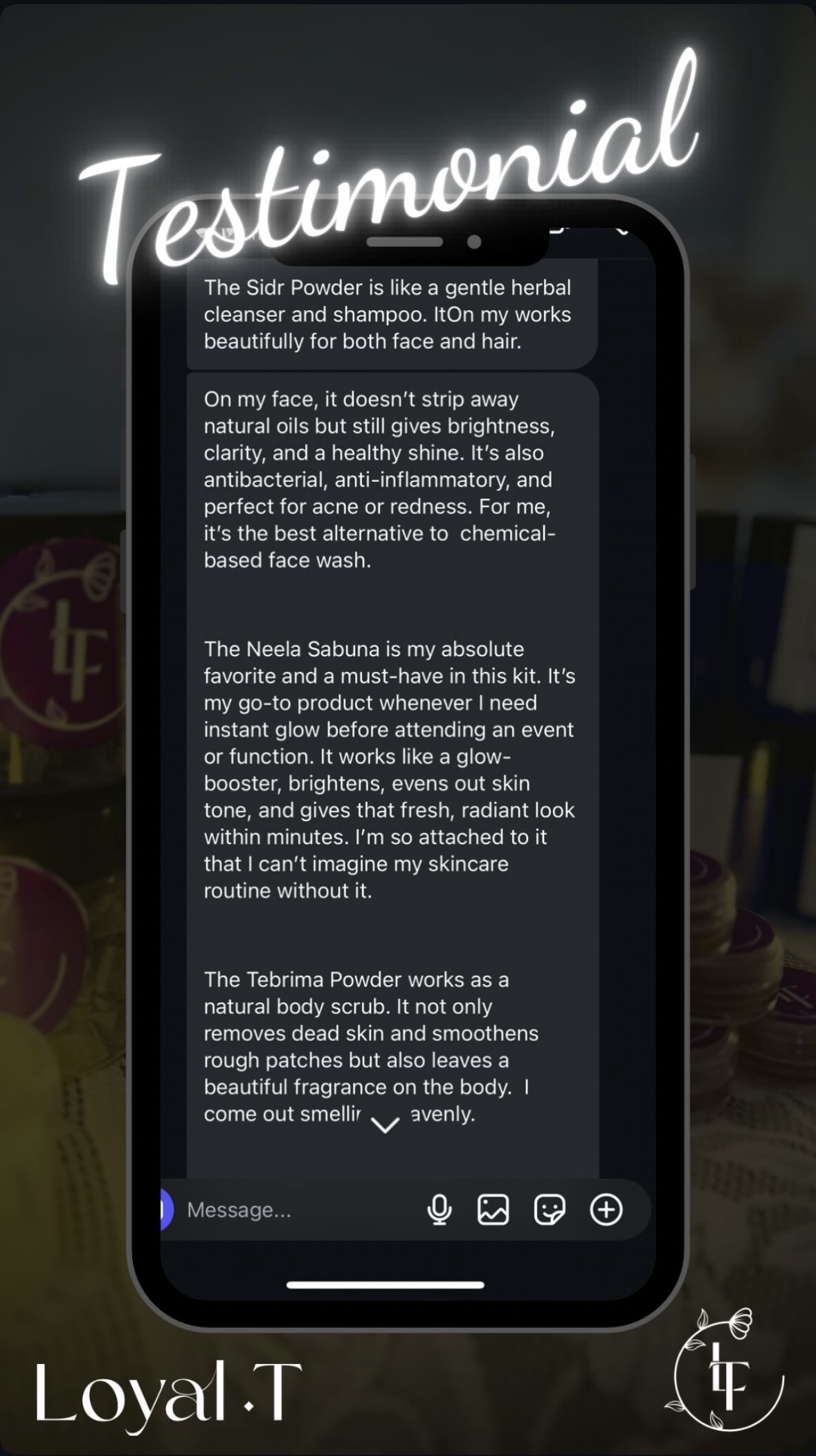 Customer Testimonial