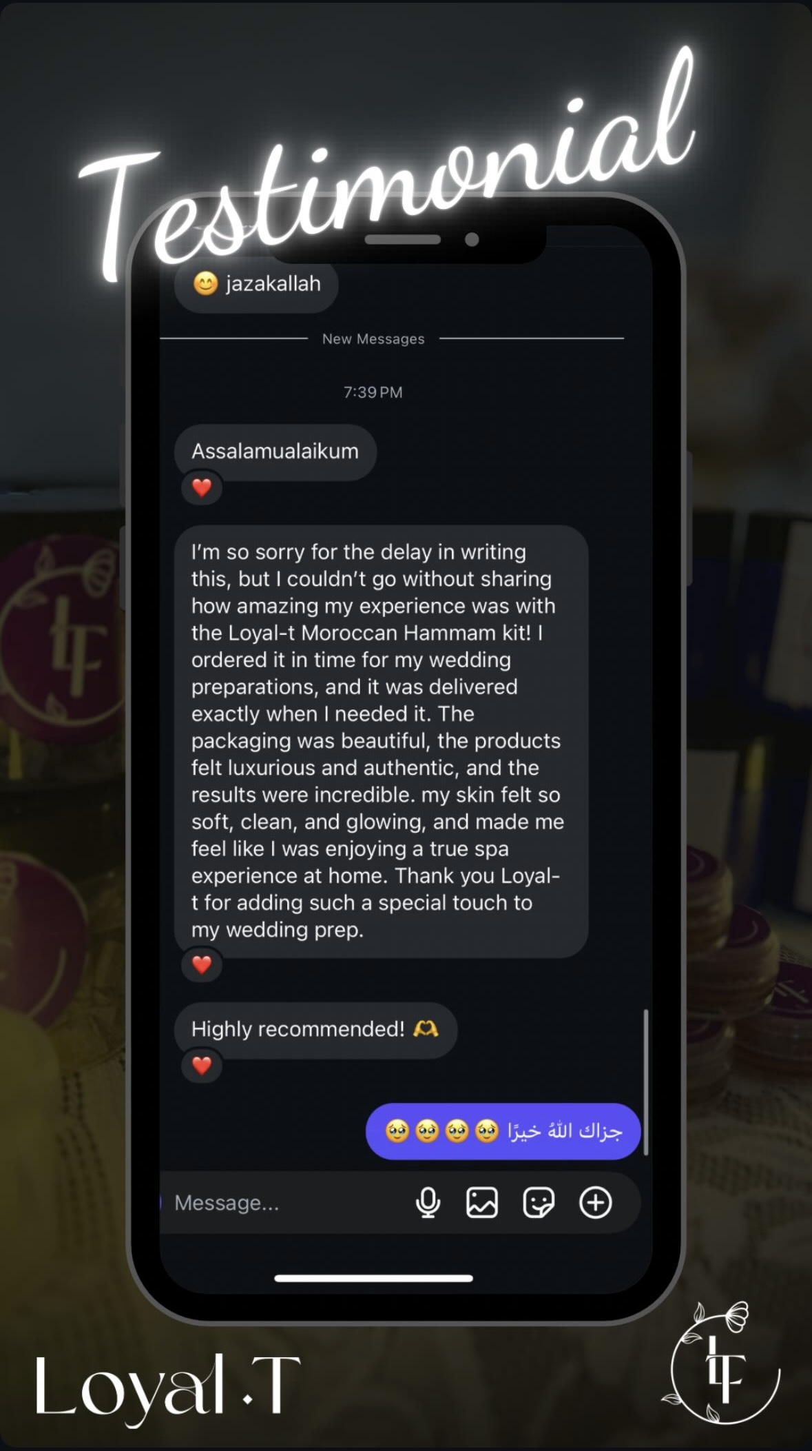 Customer Testimonial