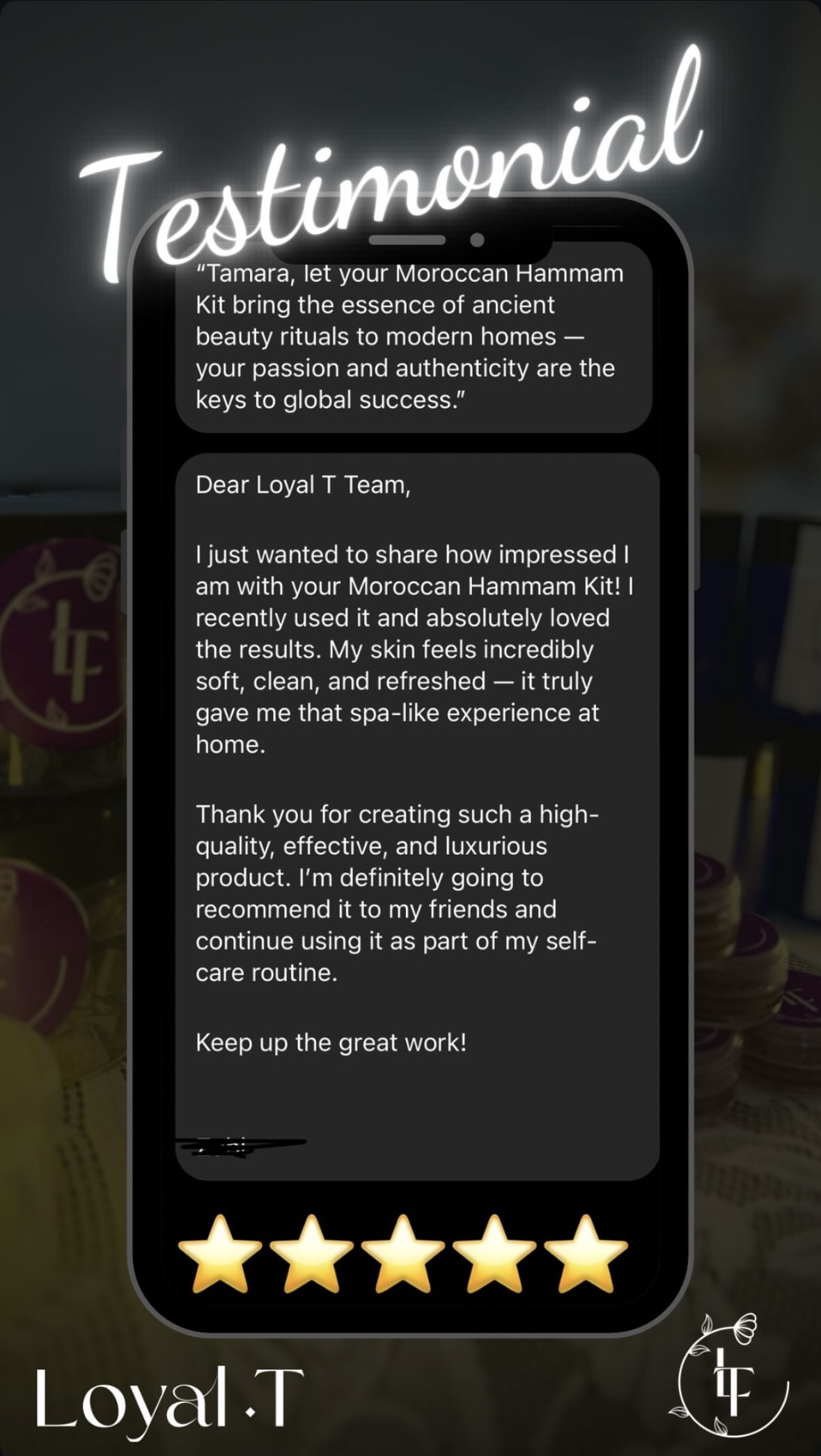 Customer Testimonial