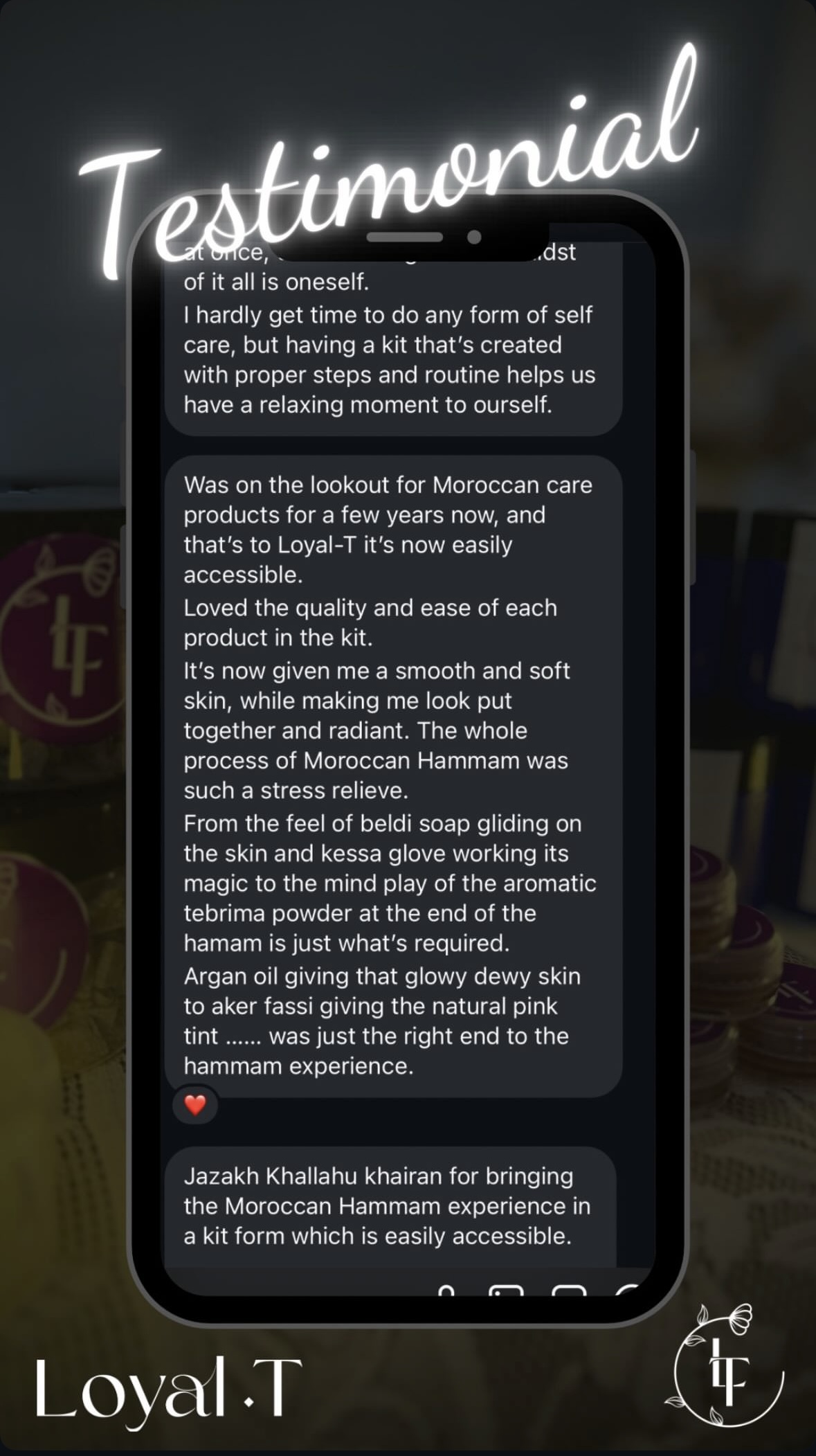 Customer Testimonial